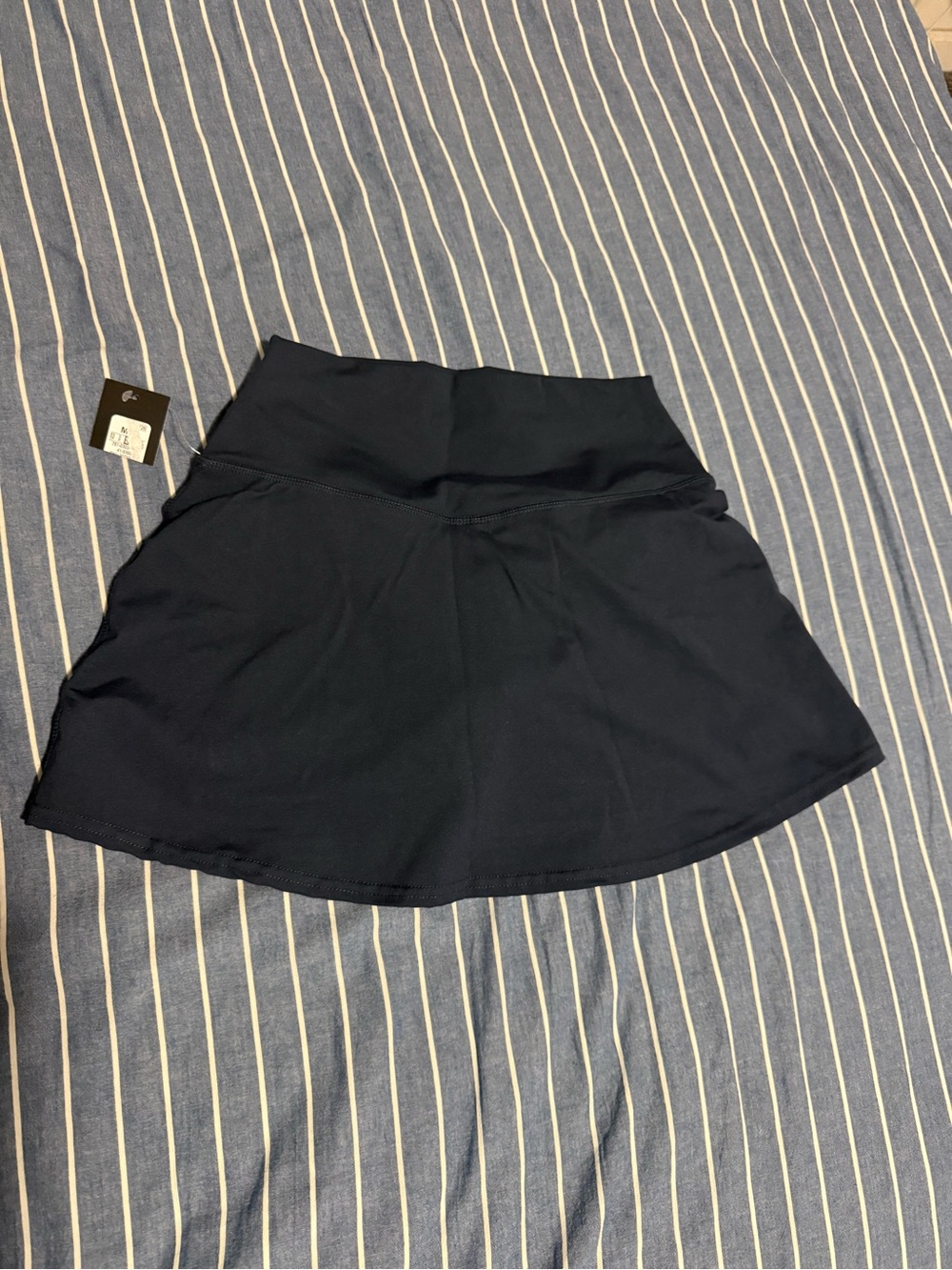Women's Black Athletic Tennis Skort - Brand Not Visible